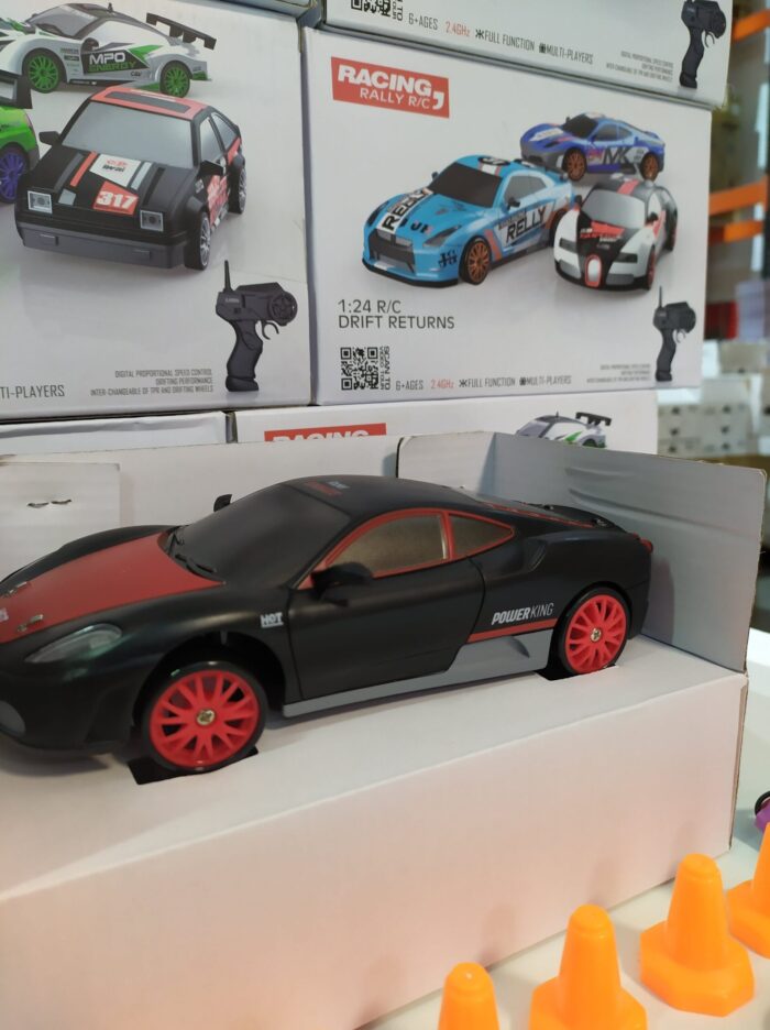 Coche teledirigido drift 1:24 FERRARI NEGRO