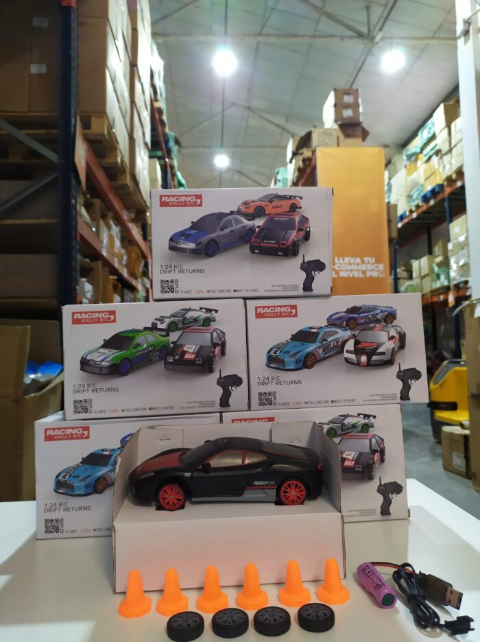 Coche teledirigido drift 1:24 FERRARI NEGRO