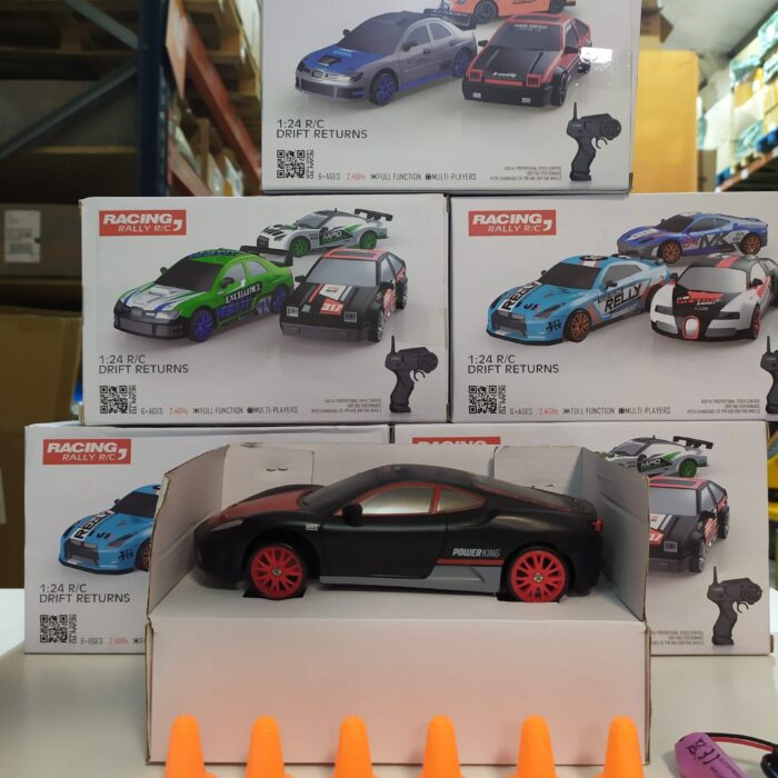 Coche teledirigido drift 1:24 FERRARI NEGRO