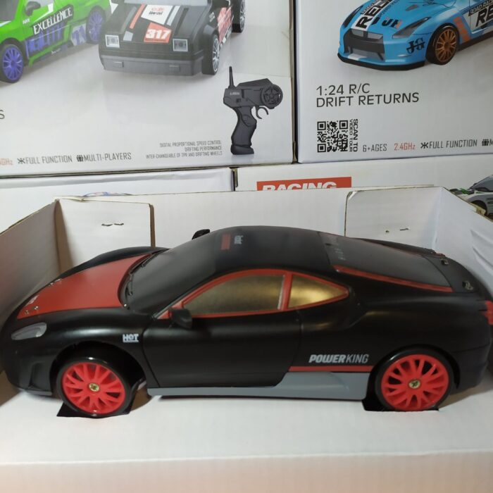 Coche teledirigido drift 1:24 FERRARI NEGRO