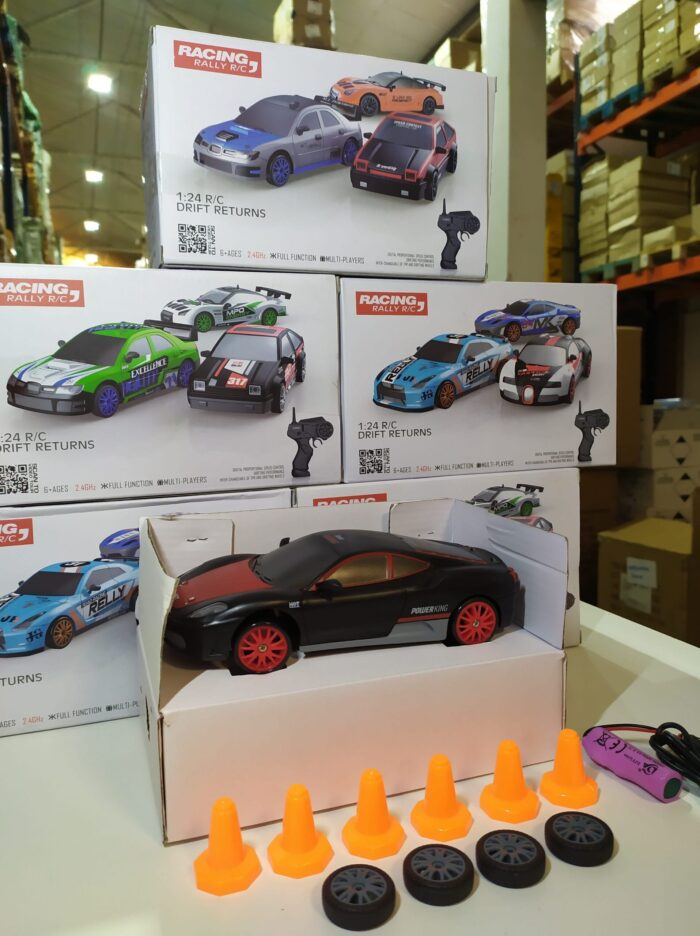 Coche teledirigido drift 1:24 FERRARI NEGRO