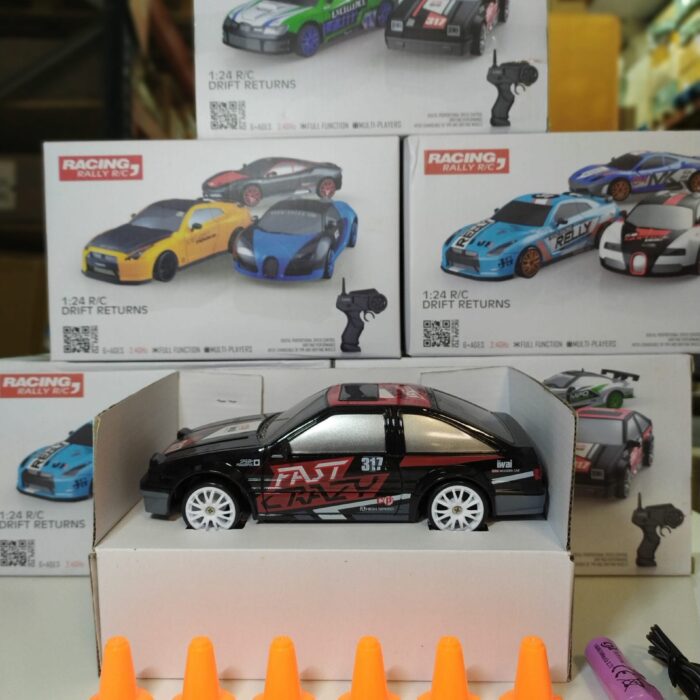 Coche teledirigido drift 1:24 RETRO