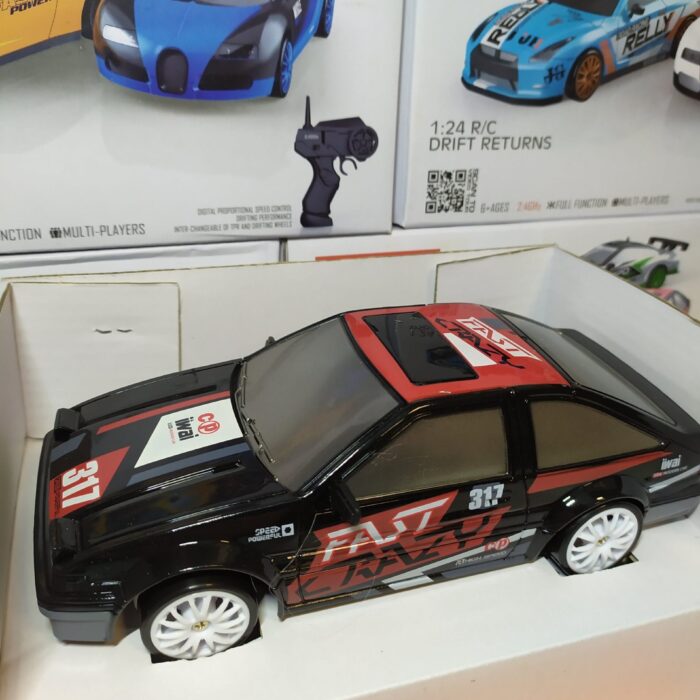 Coche teledirigido drift 1:24 RETRO