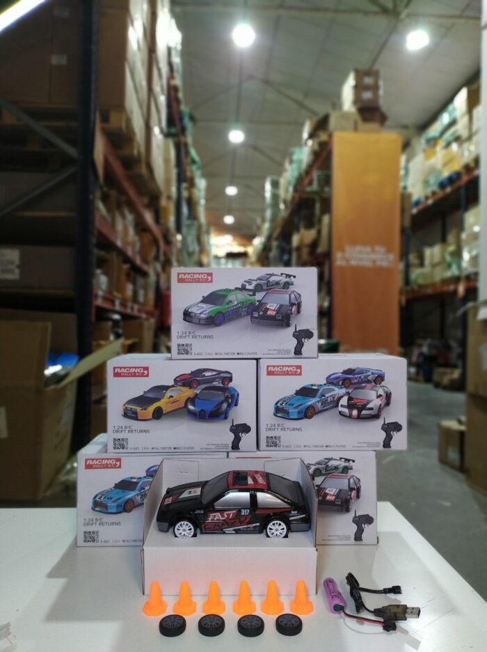 Coche teledirigido drift 1:24 RETRO