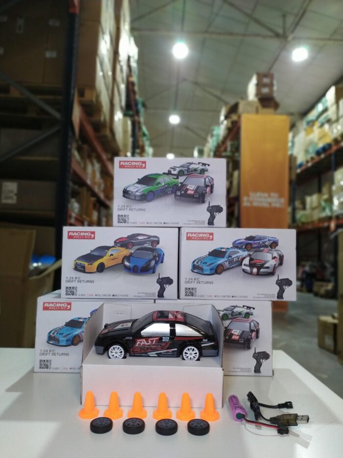 Coche teledirigido drift 1:24 RETRO