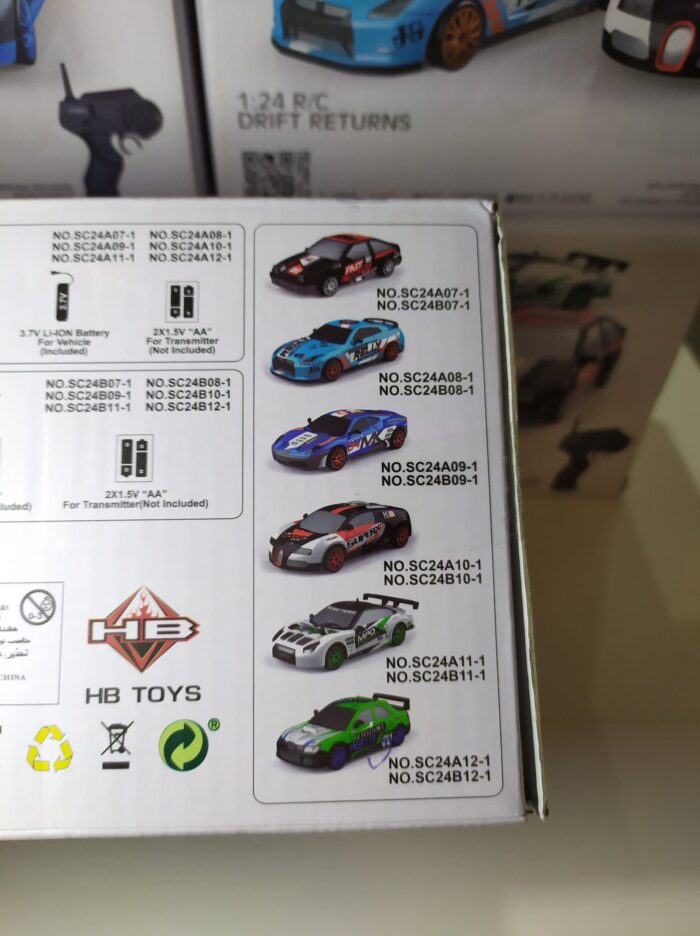 Coche teledirigido drift 1:24 SUBARU
