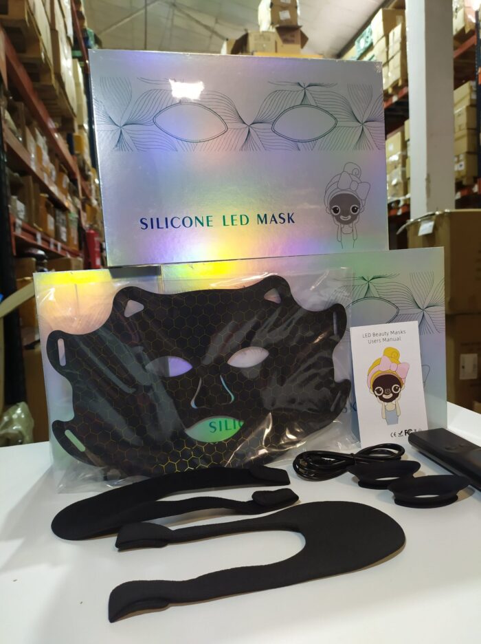 Máscara facial LED con terapia de luz roja para La cara y la piel