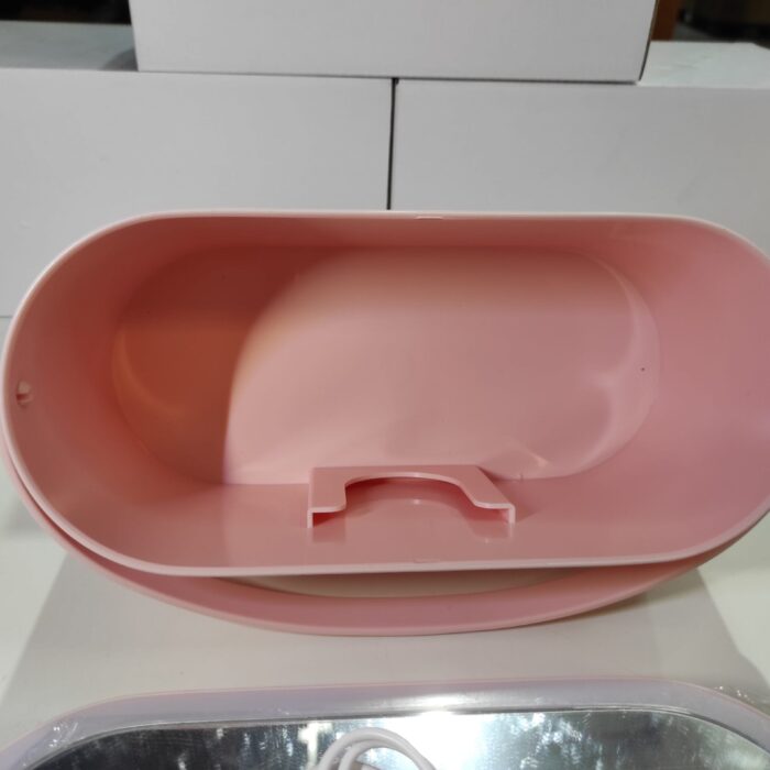 Organizador de maquillaje con espejo LED