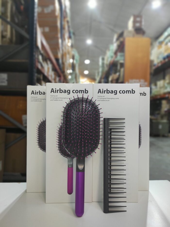Kit de cepillo y peine desenredante