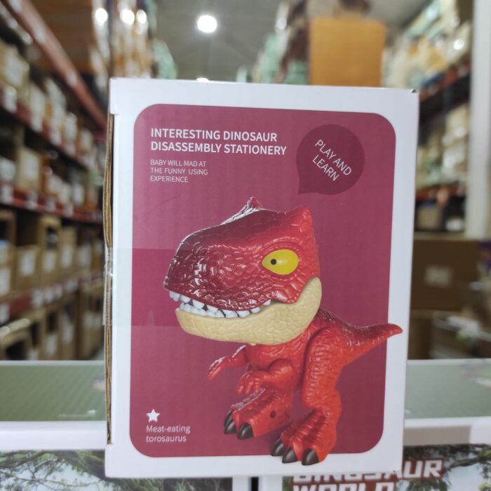 Juego de papelería de dinosaurio 5 en 1