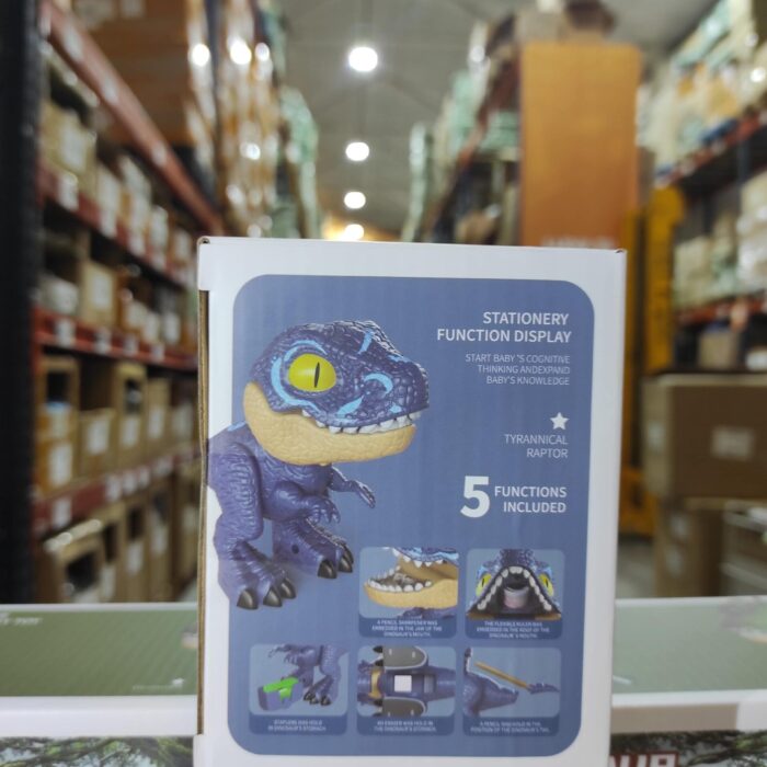 Juego de papelería de dinosaurio 5 en 1