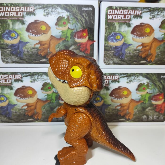 Juego de papelería de dinosaurio 5 en 1