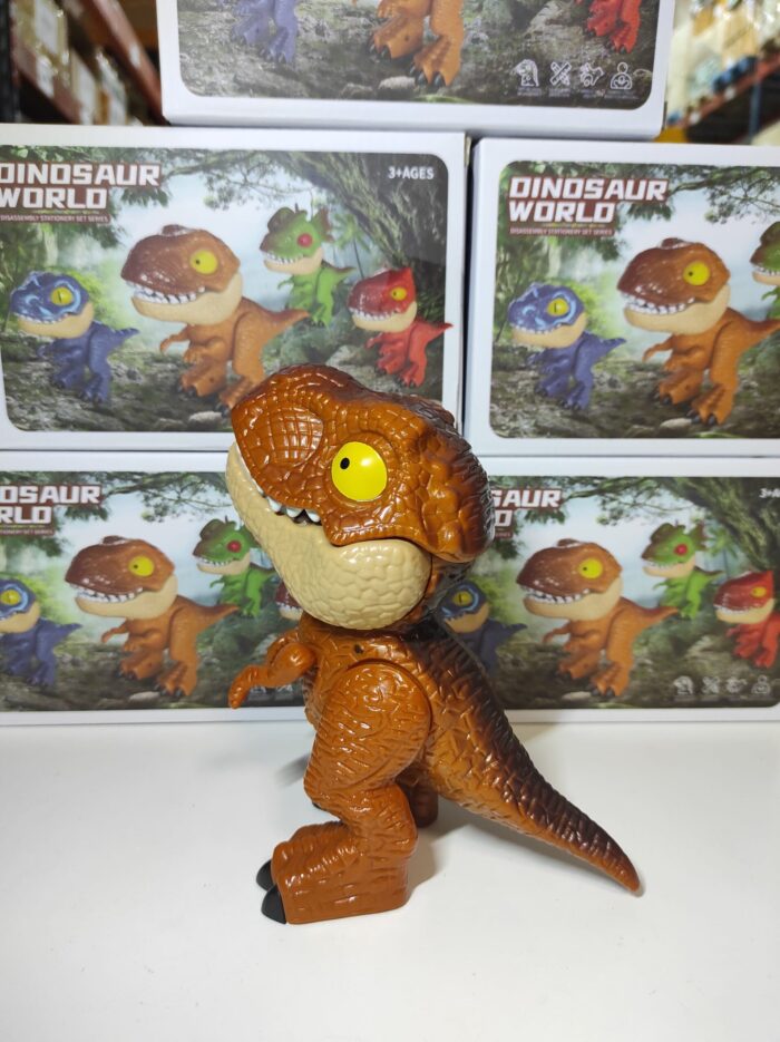 Juego de papelería de dinosaurio 5 en 1