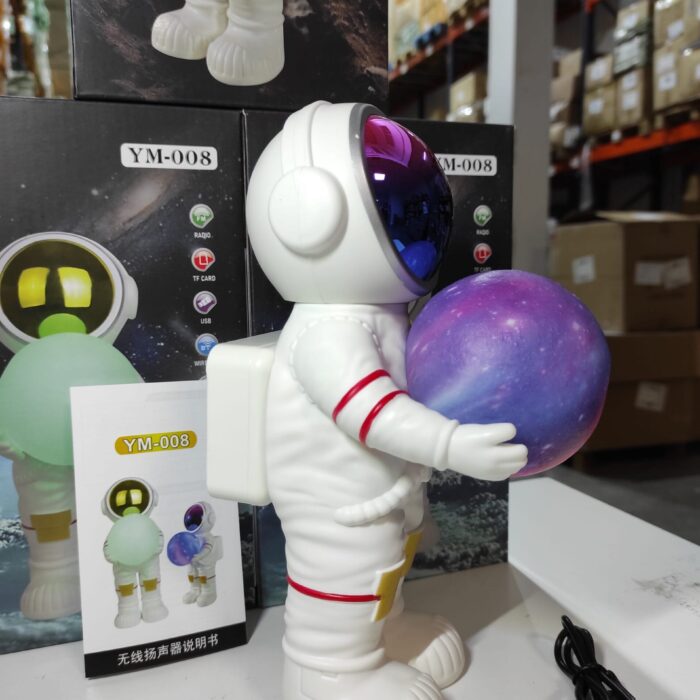 Lámpara de astronauta con altavoz