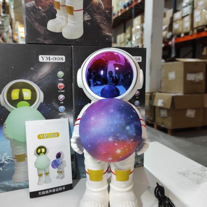 Lámpara de astronauta con altavoz