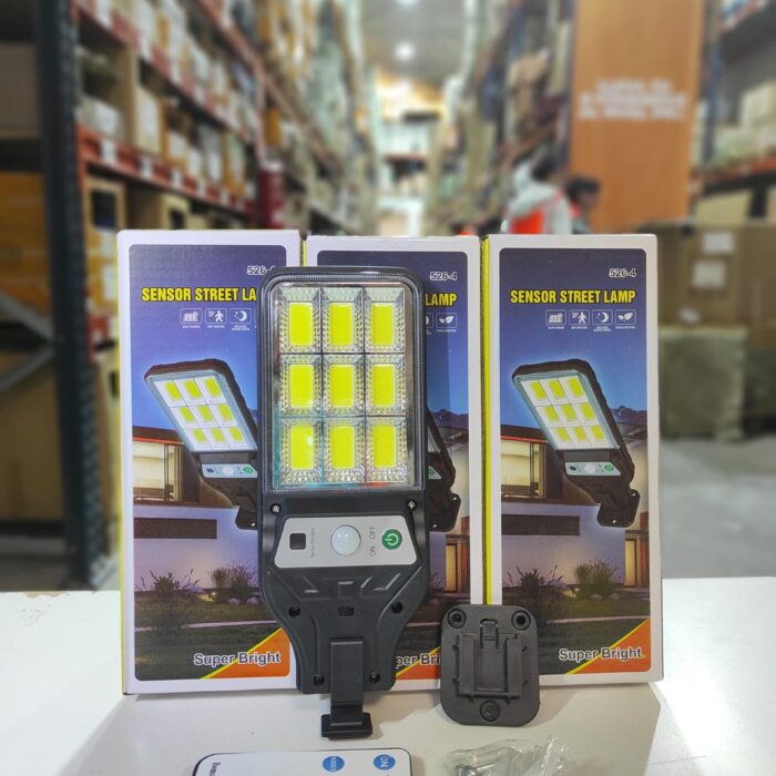 Mini luz solar LED con mando y sensor de movimiento FA-526