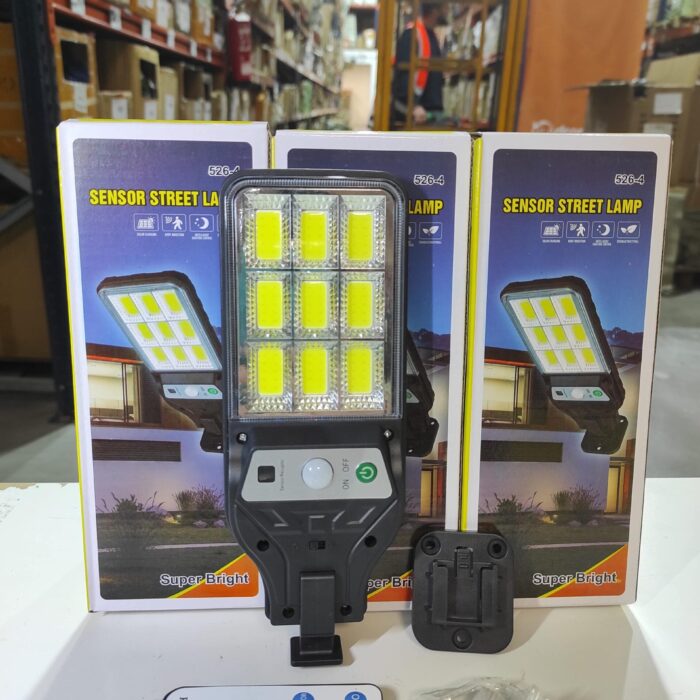 Mini luz solar LED con mando y sensor de movimiento FA-526