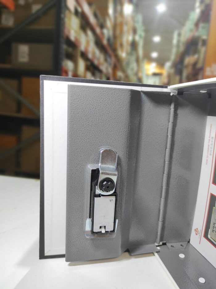 Caja fuerte en forma de libro con cerradura 180x115x55mm