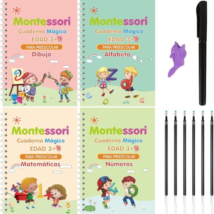 Cuaderno mágico de escritura para Niños 4und