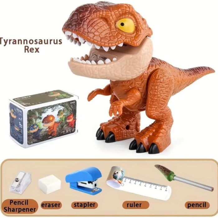 PAPELERIA_1740132293-1 Juego de papelería de dinosaurio 5 en 1