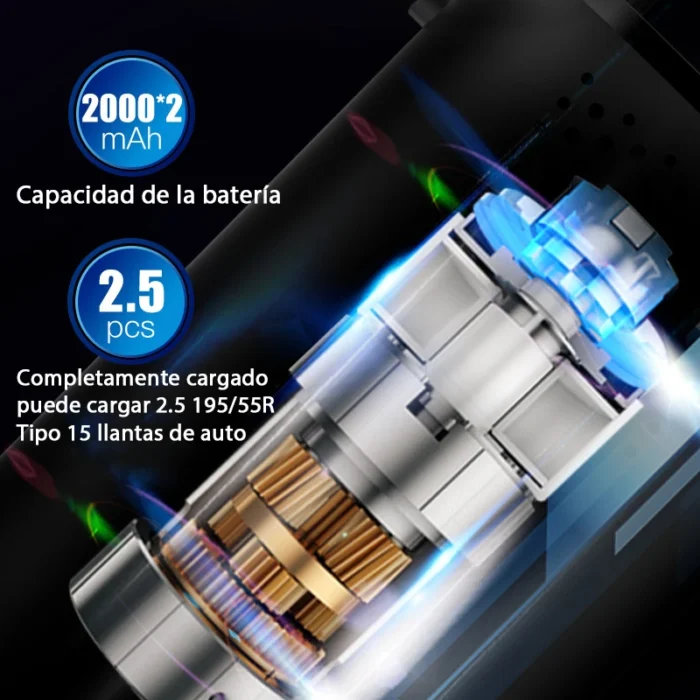 S716ff36b582046eba481eb9bc0523e95s-3.webp Mini Car Electric Air Pump Portable Wireless Charge Car Pump Tire Inflator Air Compressor Suitable for Car Motorcycle Bike Ball