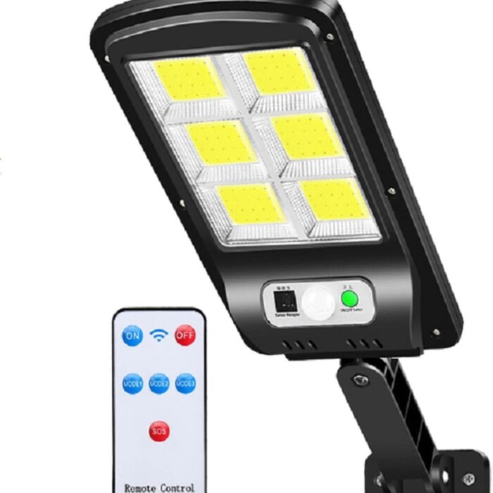 Luz solar LED con mando y sensor de movimiento FA-120B