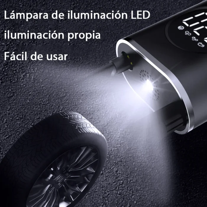 Sdd5ccdcd31224835b8e10c2823f2d442F-3.webp Mini Car Electric Air Pump Portable Wireless Charge Car Pump Tire Inflator Air Compressor Suitable for Car Motorcycle Bike Ball