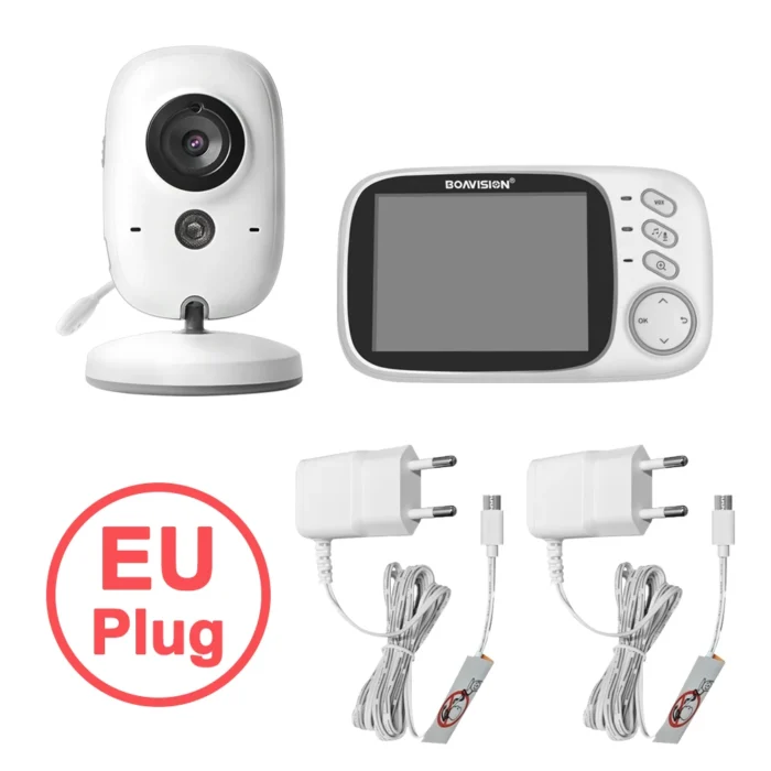 Sf410987df9b2462ca729a555705cd95d5-2.webp VB603 Video Baby Monitor 2.4G Wireless With 3.2 Inches LCD 2 Way Audio Talk Night Vision Surveillance Security Camera Babysitter