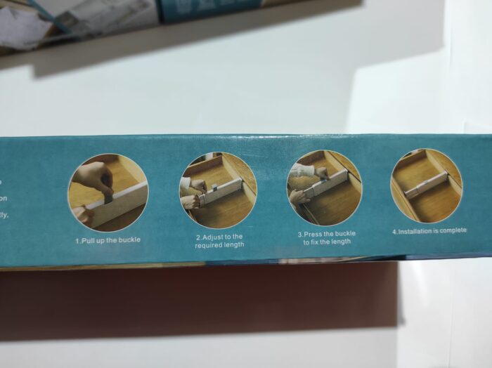 Separador de cajones ajustable 1 und