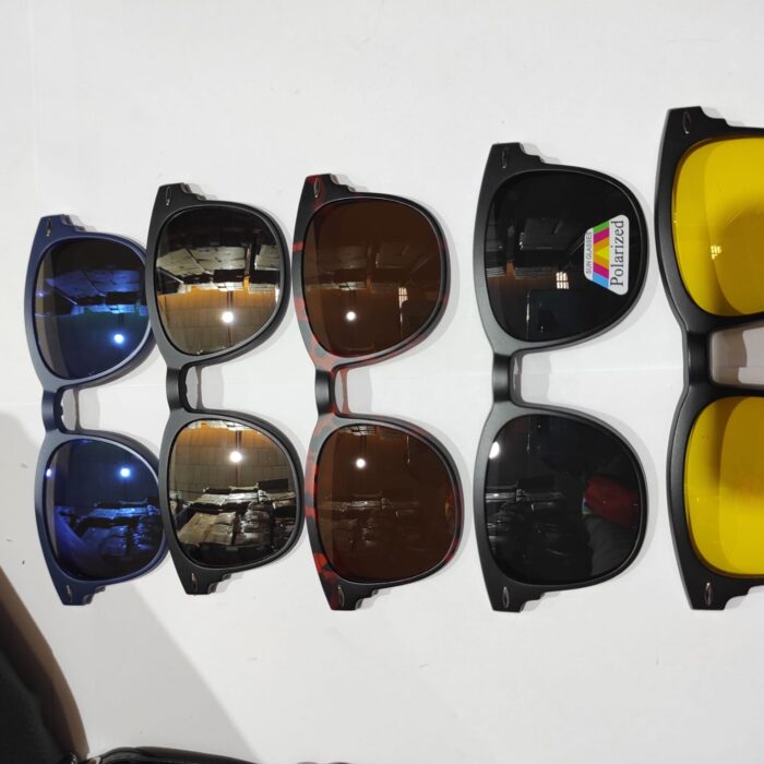 Gafas de sol magnéticas ópticas polarizadas 5 en 1