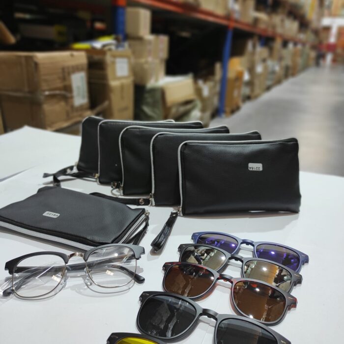 Gafas de sol magnéticas ópticas polarizadas 5 en 1