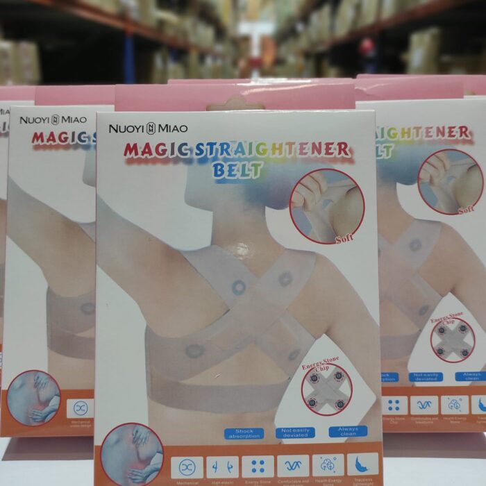Corrector de postura unisex con chip de piedra energetica