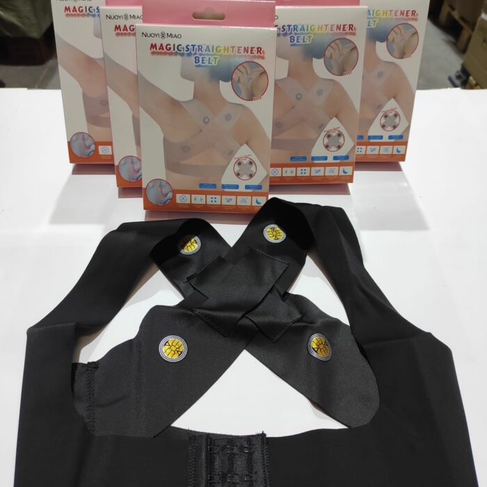 Corrector de postura unisex con chip de piedra energetica