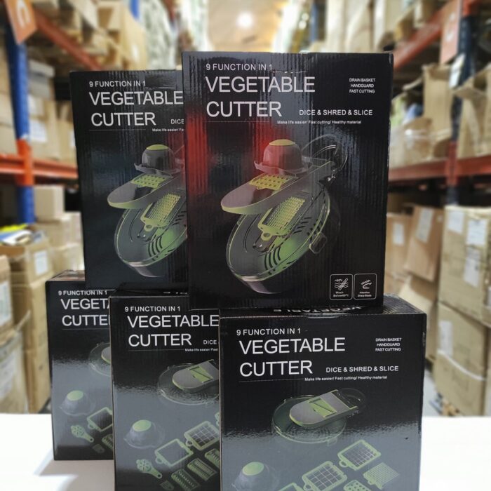Juego de picador de verduras de mano 9 en 1