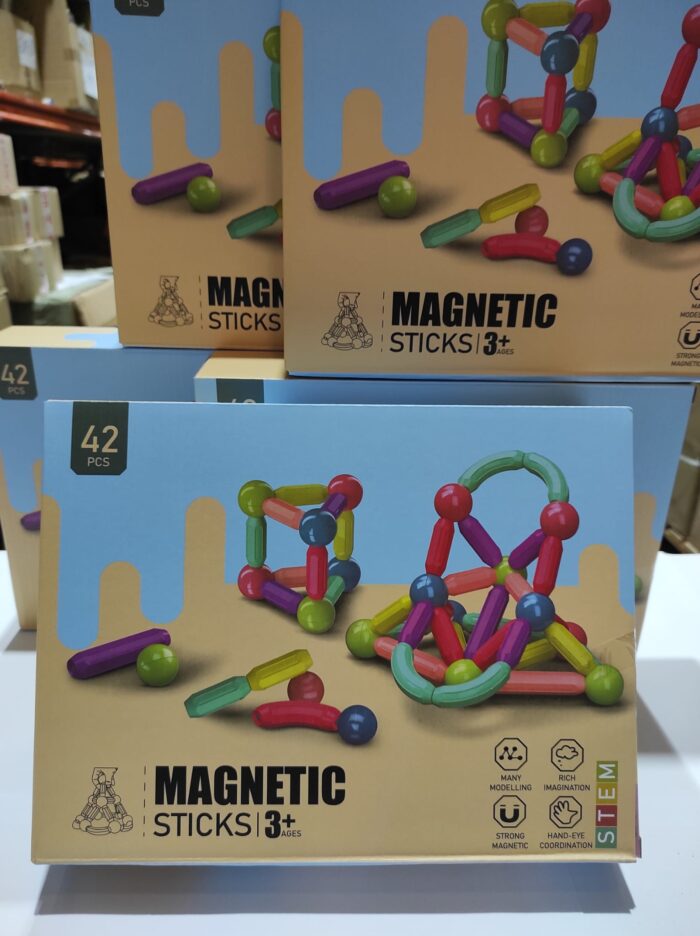 Juego de bloques de construcción magnetica 42pcs