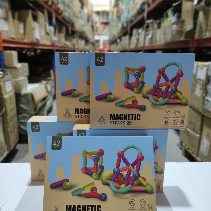 Juego de bloques de construcción magnetica 42pcs