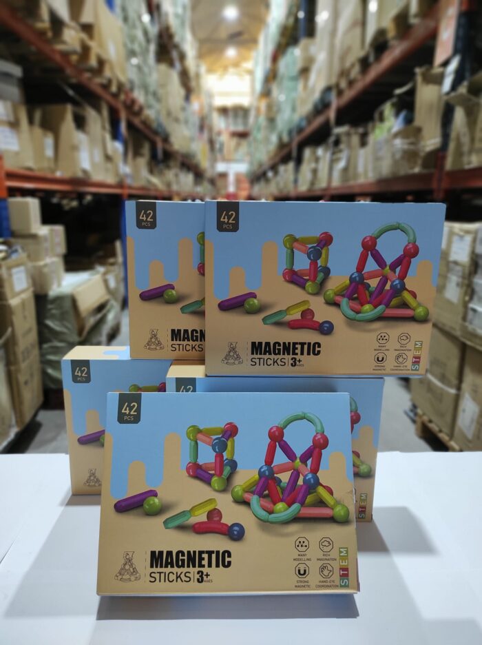 Juego de bloques de construcción magnetica 42pcs