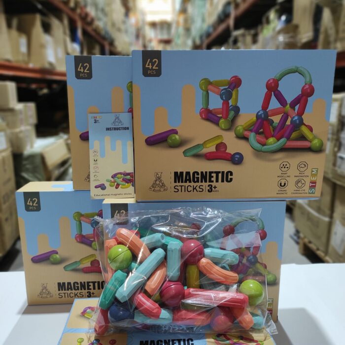 Juego de bloques de construcción magnetica 42pcs
