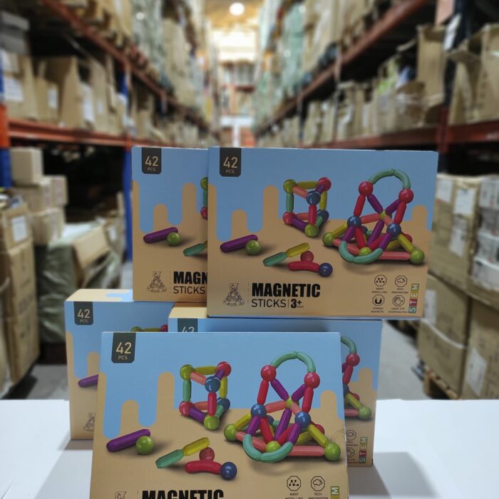 Juego de bloques de construcción magnetica 42pcs