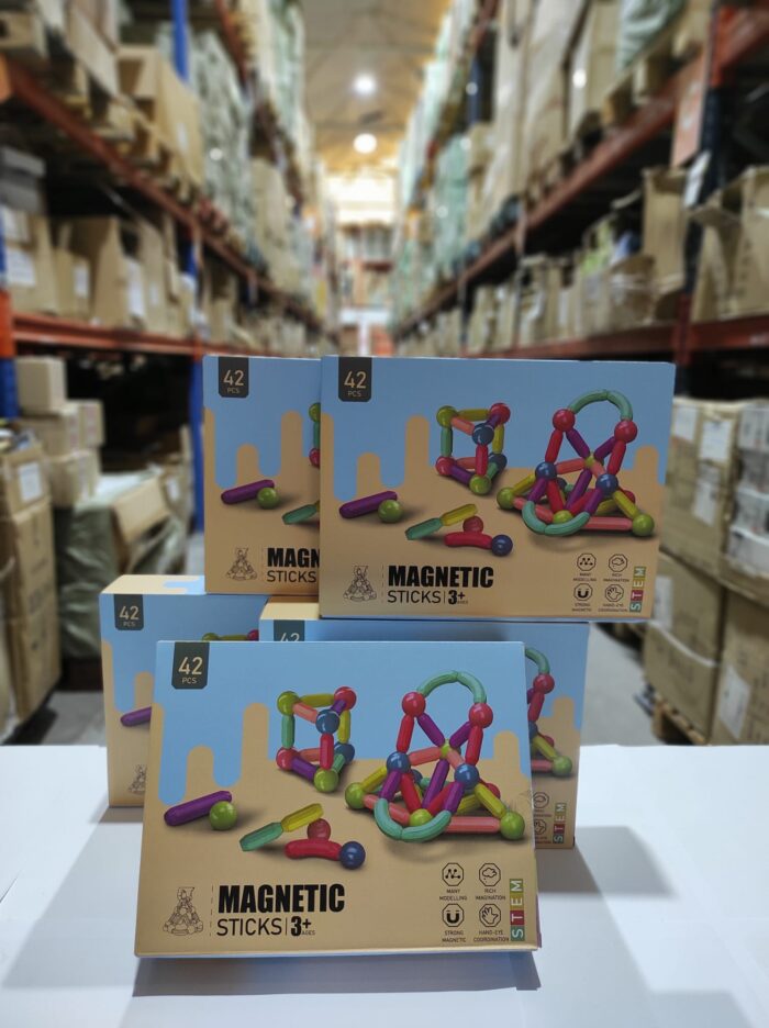 Juego de bloques de construcción magnetica 42pcs