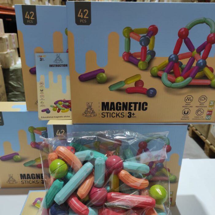 Juego de bloques de construcción magnetica 42pcs