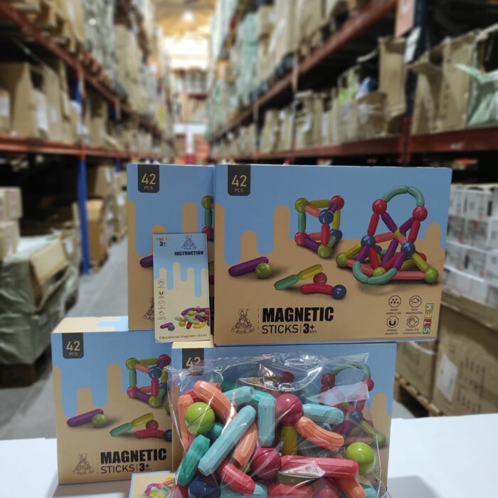 Juego de bloques de construcción magnetica 42pcs