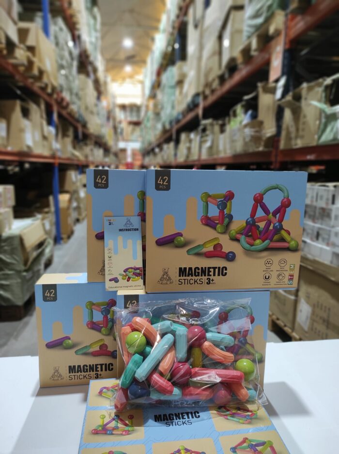 Juego de bloques de construcción magnetica 42pcs