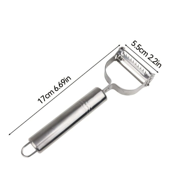 A Versatile Fruit And Potato Grater Made Of Stainless Steel, Perfect For Dining And Unwinding, A Manual Kitchen Tool Ideal For Restaurants.