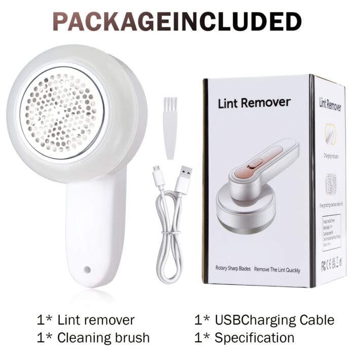 Quita pelusas eléctrico recargable, afeitadora portátil para ropa
