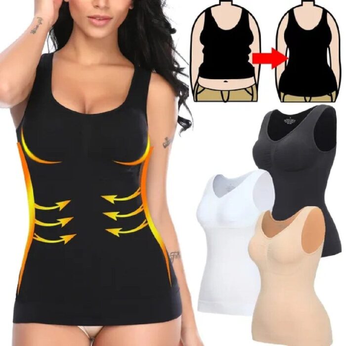 Faja moldeadora 2 en 1 negro s/m ( camiseta + faja )